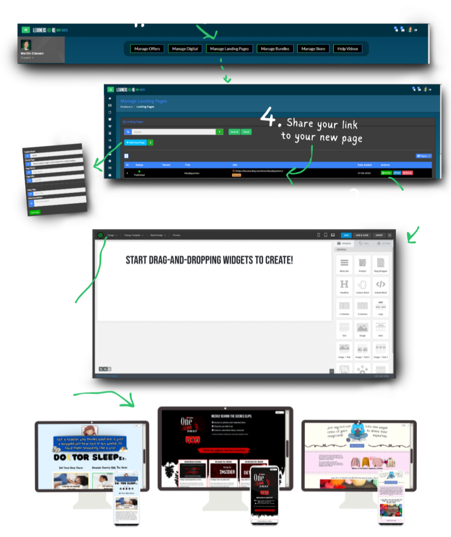 LearnersHQ Interface